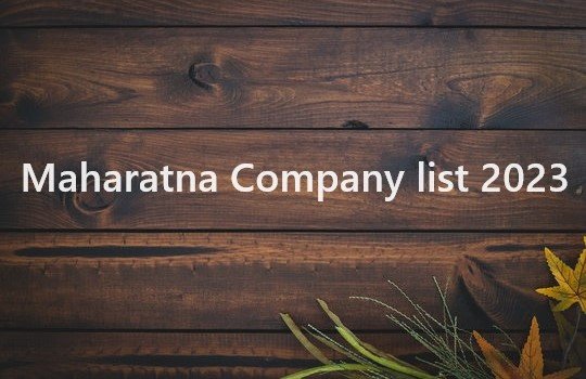 maharatna company list 2023